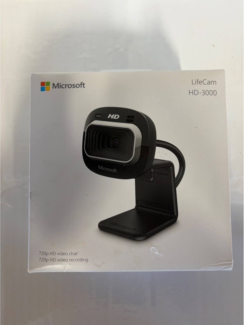 Microsoft LifeCam HD-3000 Webcam 720p HD Video Chat and Recording